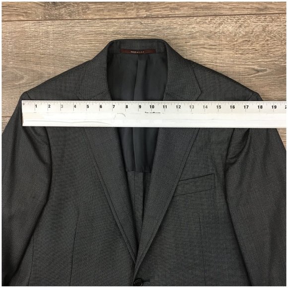 Hickey‎ Freeman Mens Blazer Sport Coat Two Button Casual Jacket 40R Wool Suits - Picture 10 of 14